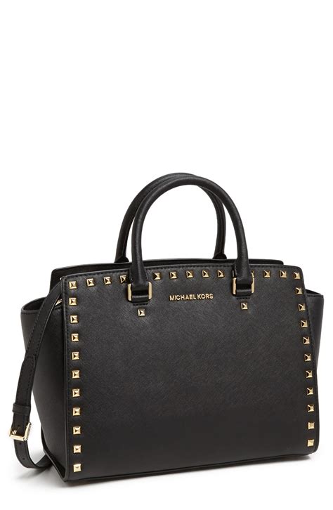 michael kors selma prix|michael kors leather satchel.